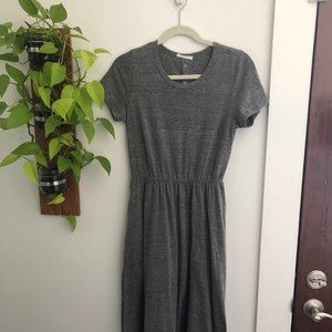 LUSH T-Shirt Midi Dress w/Cutout